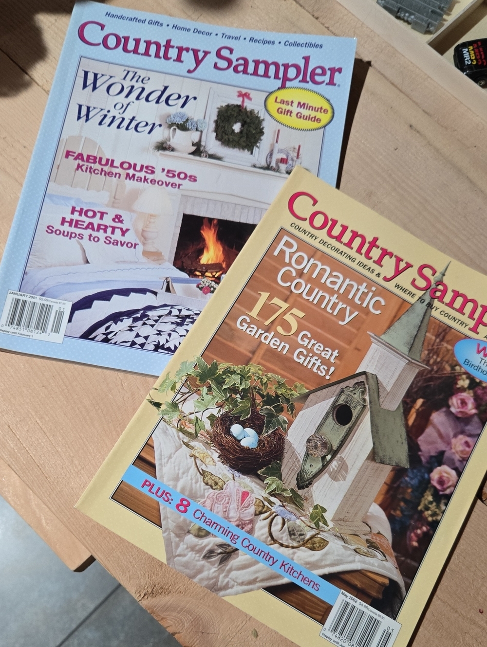 Country Sampler Magazine Lot - Romantic Country & The Wonder of Winter